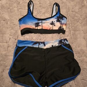 Othr Kids Swim Bikini Set - Blue and Black